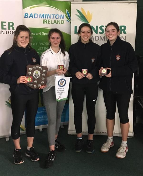 Under 19 Badminton Leinster Champions